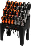 FASTER TOOLS Set 26 surubelnite cruce, drepte si PZ cu suport vertical Faster Tools (5907078943879) Surubelnita