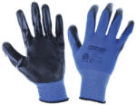Inter-S Manusi albastre din bumbac acoperite cu nitril marimea 9 Inter-S (5905033133112)
