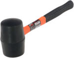 FASTER TOOLS Ciocan cauciuc negru cu maner din fibra 620gr Faster Tools (5907078914602) Ciocan