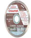 DRAUMET Disc diamantat Ultra-Subtire pentru ceramica portelanata 125x0.8mm (5903678914141) Disc de taiere