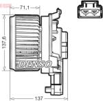 DENSO Ventilator, habitaclu DENSO DEA40000 (DEA40000)