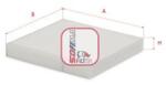 SOFIMA Filtru aer habitaclu / polen SOFIMA S 3160 C (S 3160 C)