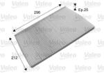 VALEO Filtru, aer habitaclu / polen VALEO 715573 (715573)