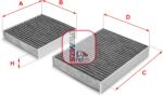 SOFIMA Filtru aer habitaclu / polen SOFIMA S 4164 CA (S 4164 CA)