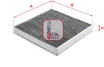 SOFIMA Filtru, aer habitaclu / polen SOFIMA S 4318 CA (S 4318 CA)