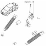 Original Renault Incuietoare haion ORIGINAL RENAULT 7700791731 (7700791731)