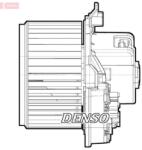 DENSO Ventilator, habitaclu DENSO DEA09072 (DEA09072)