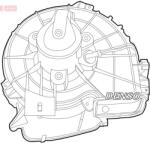 DENSO Ventilator, habitaclu DENSO DEA20004 (DEA20004)
