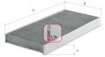 SOFIMA Filtru aer habitaclu / polen SOFIMA S 4149 CA (S 4149 CA)