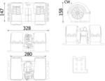 MAHLE Ventilator, habitaclu MAHLE AB 38 000S (AB 38 000S)