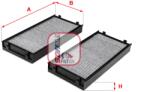 SOFIMA Filtru aer habitaclu / polen SOFIMA S 4243 CA (S 4243 CA)
