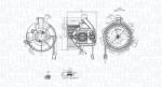 Magneti Marelli Ventilator, habitaclu MAGNETI MARELLI 069412290010 (069412290010)