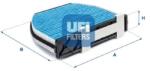 UFI Filtru aer habitaclu / polen UFI 34.163. 00 (34.163.00)