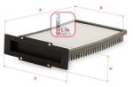 SOFIMA Filtru aer habitaclu / polen SOFIMA S 3621 C (S 3621 C)