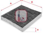 SOFIMA Filtru aer habitaclu / polen SOFIMA S 4114 CA (S 4114 CA)