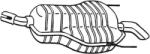 BOSAL Toba esapament finala BOSAL 185-489 (185-489) - fixbox