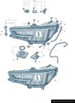 Original Vw Group Far LED dreapta VW GROUP 8W0941774 (8W0941774)