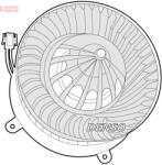 DENSO Ventilator, habitaclu DENSO DEA17012 (DEA17012)