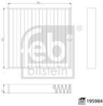 Febi Bilstein Filtru, aer habitaclu / polen FEBI BILSTEIN 195984 (195984)