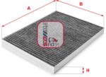 SOFIMA Filtru aer habitaclu / polen SOFIMA S 4112 CA (S 4112 CA)