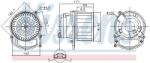 NISSENS Ventilator, habitaclu NISSENS 87635 (87635)
