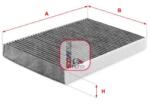 SOFIMA Filtru, aer habitaclu / polen SOFIMA S 4348 CA (S 4348 CA)