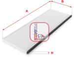SOFIMA Filtru, aer habitaclu / polen SOFIMA S 3081 C (S 3081 C)