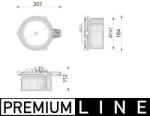 MAHLE Ventilator, habitaclu MAHLE AB 443 000P (AB 443 000P)
