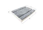 MAHLE Filtru aer habitaclu / polen MAHLE LAK 1198 (LAK 1198)