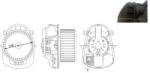 MAHLE Ventilator, habitaclu MAHLE AB 258 000S (AB 258 000S)