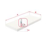 SOFIMA Filtru aer habitaclu / polen SOFIMA S 3024 C (S 3024 C)