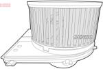 DENSO Ventilator, habitaclu DENSO DEA02004 (DEA02004)