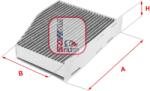 SOFIMA Filtru aer habitaclu / polen SOFIMA S 4124 CA (S 4124 CA)