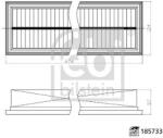 Febi Bilstein Filtru aer habitaclu / polen FEBI BILSTEIN 185733 (185733)