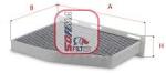 SOFIMA Filtru aer habitaclu / polen SOFIMA S 4376 CA (S 4376 CA)