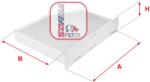 SOFIMA Filtru aer habitaclu / polen SOFIMA S 3148 C (S 3148 C)