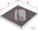 SOFIMA Filtru aer habitaclu / polen SOFIMA S 4275 CA (S 4275 CA)