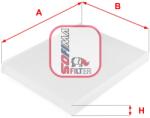 SOFIMA Filtru aer habitaclu / polen SOFIMA S 3149 C (S 3149 C)
