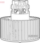 DENSO Ventilator, habitaclu DENSO DEA09049 (DEA09049)