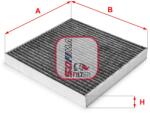 SOFIMA Filtru aer habitaclu / polen SOFIMA S 4176 CA (S 4176 CA)