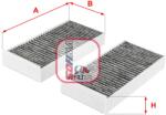SOFIMA Filtru, aer habitaclu / polen SOFIMA S 4279 CA (S 4279 CA)