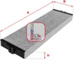 SOFIMA Filtru aer habitaclu / polen SOFIMA S 4151 CA (S 4151 CA)