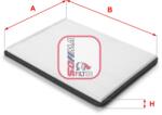 SOFIMA Filtru aer habitaclu / polen SOFIMA S 3222 C (S 3222 C)