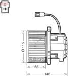 DENSO Ventilator, habitaclu DENSO DEA41017 (DEA41017)