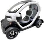 Welly Macheta Renault Twizy alba replica metal cu usi deschise si mecanism pull back fara cutie proprie (JPT)