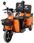 Blade Triciclu electric 2 in 1 BLADE DUO MAX 11, 1200W, Portocaliu Negru, 2 locuri + bena cargo, autonomie pana la 50 km, CIV inclus (BLD31221CSPN)