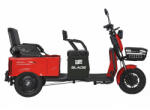 Blade Triciclu electric 2 in 1 BLADE DUO MAX 11, 1200W, Rosu Negru, 2 locuri + bena cargo, autonomie pana la 50 km, CIV inclus (BLD31221CSRN)