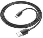 hoco. X96 adatkábel (USB - Type-C, 3A, 27W, PD gyorstöltő, 100cm) FEKETE (146484)