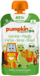 Pumpkin Organics Bio zöldség- és gyümölcspüré sárgarépával, mangóval, sütőtökkel, körtével és tönköllyel 6 hónapos kortól - 100 g