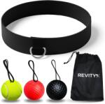 Revity Reflex Labda Készlet, Boxing Speed Ball, Revity, 3 különböző sebességű labda, tárolózsákkal, 360°-os edzéshez, koordináció és gyorsaság fejlesztésére (GA-BSP-3)